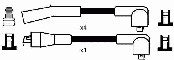 Комплект проводов зажигания