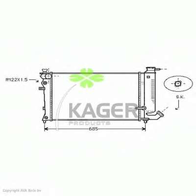 Радиатор, охлаждение двигателя