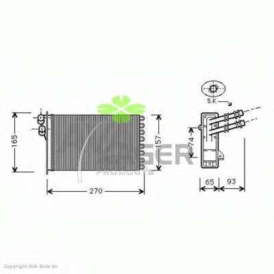 Теплообменник, отопление салона