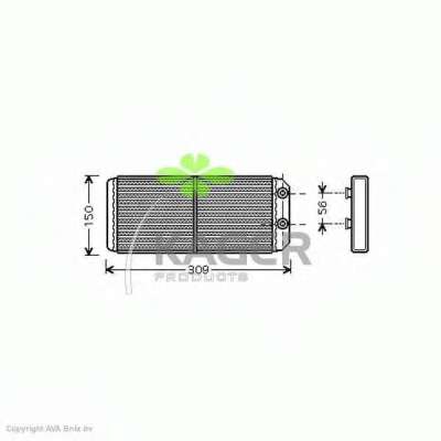 Теплообменник, отопление салона