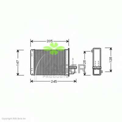 Теплообменник, отопление салона