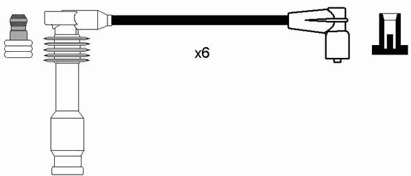 Комплект проводов зажигания