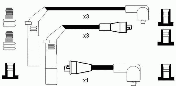 Комплект проводов зажигания