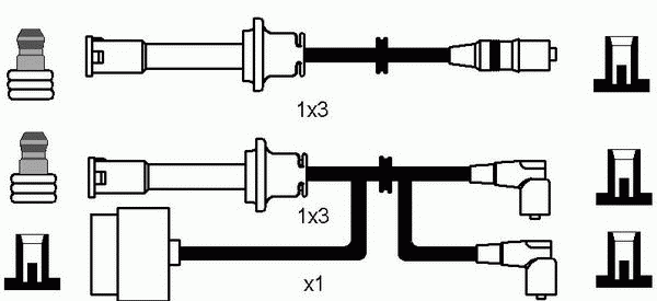 Комплект проводов зажигания