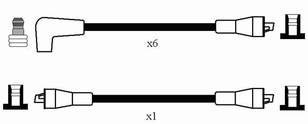 Комплект проводов зажигания