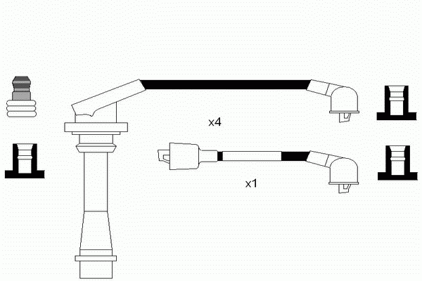 Комплект проводов зажигания