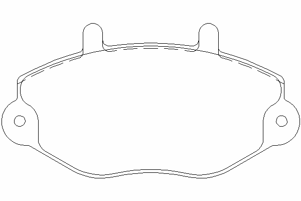Комплект тормозных колодок, дисковый тормоз