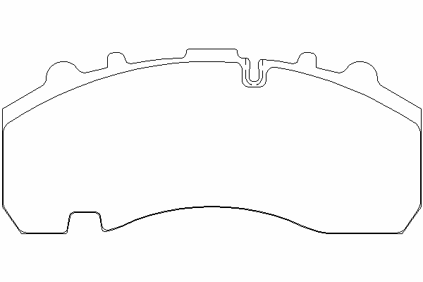 Комплект тормозных колодок, дисковый тормоз