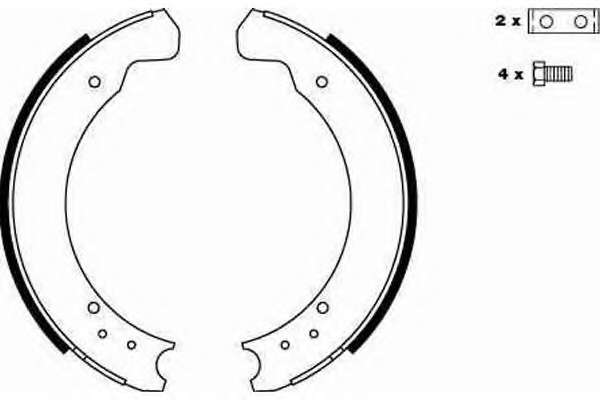 Комплект тормозных колодок