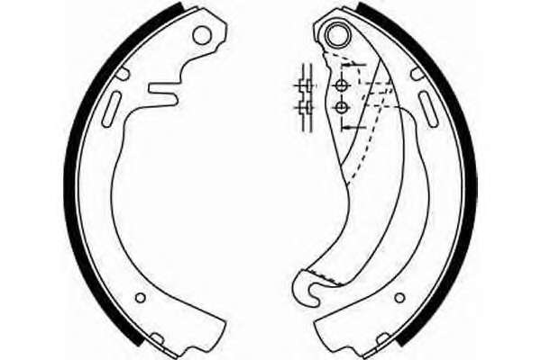 Комплект тормозных колодок