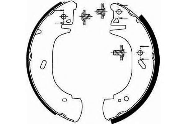 Гальмівні колодки (набір)