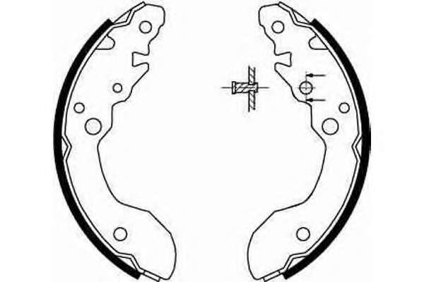 Комплект тормозных колодок