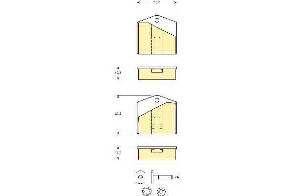 Комплект тормозных колодок, дисковый тормоз