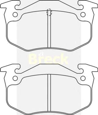 Колодки гальмівні (задні) Citroen BX 82-94