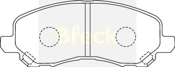Комплект тормозных колодок, дисковый тормоз