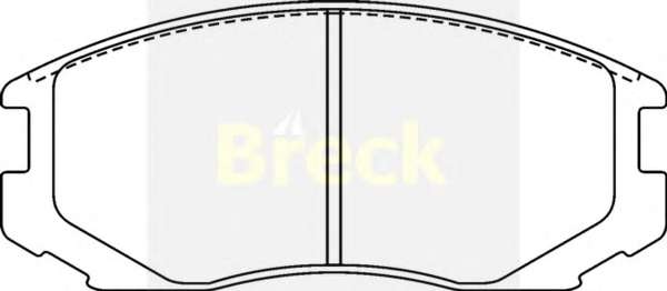 Комплект тормозных колодок, дисковый тормоз
