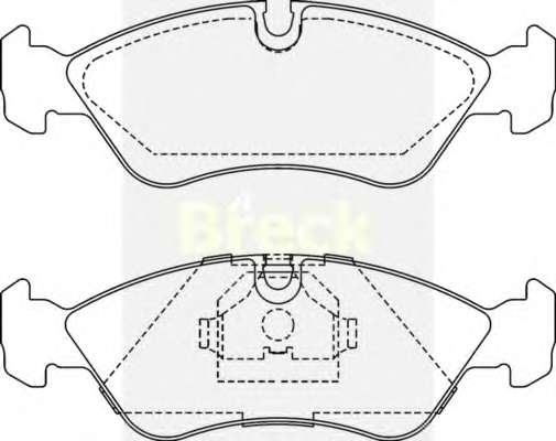 Колодки гальмівні (передні) Opel Astra F/Vectra -03