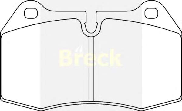 Комплект тормозных колодок, дисковый тормоз