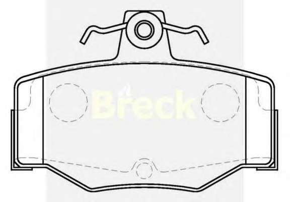 Комплект тормозных колодок, дисковый тормоз