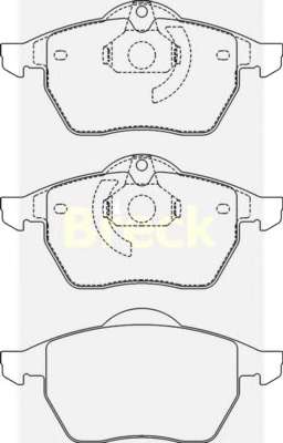 Колодки гальмівні (передні) Opel Astra G/Vectra B 92-