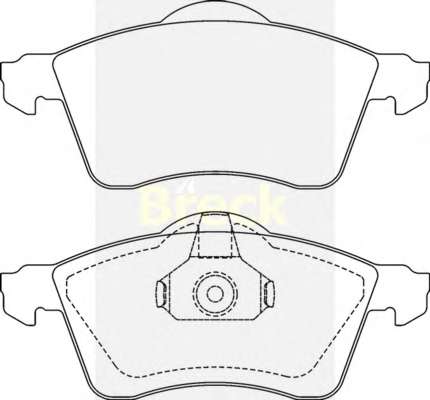 Колодки гальмівні (передні) VW T4 90-03 R15 (без датчиків)