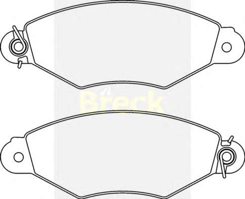 Комплект тормозных колодок, дисковый тормоз