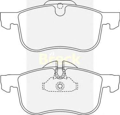 Комплект тормозных колодок, дисковый тормоз