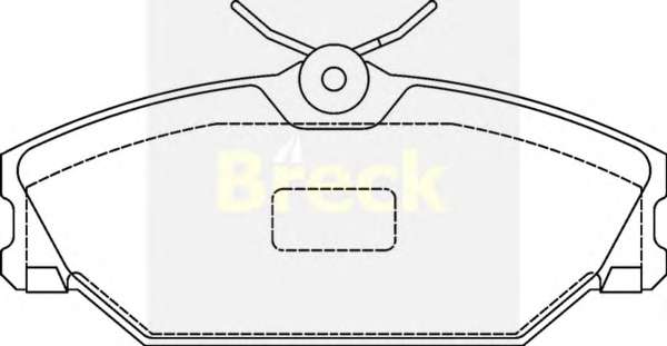 Комплект тормозных колодок, дисковый тормоз