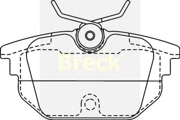 Комплект тормозных колодок, дисковый тормоз