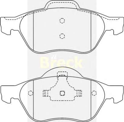 Колодки гальмівні (передні) Renault Laguna II 01- (Ate)