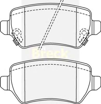 Комплект тормозных колодок, дисковый тормоз
