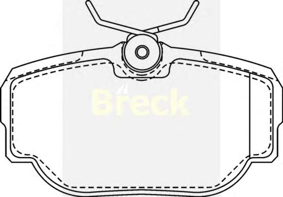 Комплект тормозных колодок, дисковый тормоз