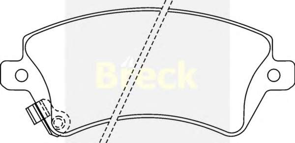 Комплект тормозных колодок, дисковый тормоз