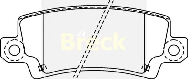 Комплект тормозных колодок, дисковый тормоз