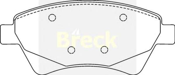 Комплект тормозных колодок, дисковый тормоз