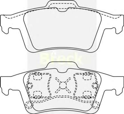 Комплект тормозных колодок, дисковый тормоз