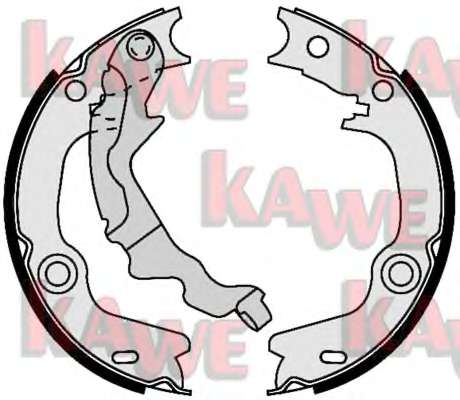 Комплект тормозных колодок, стояночная тормозная система