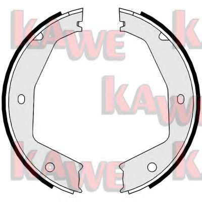 Комплект тормозных колодок, стояночная тормозная система