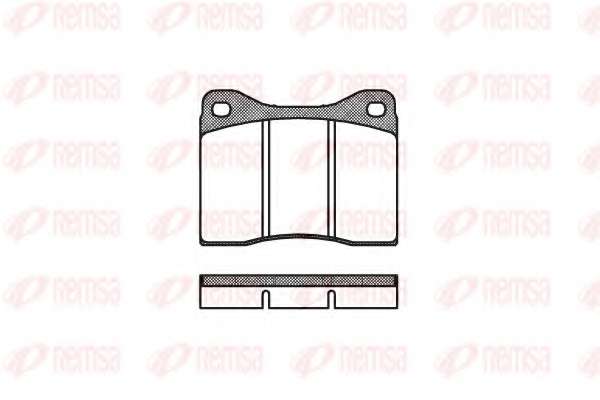 Комплект тормозных колодок, дисковый тормоз