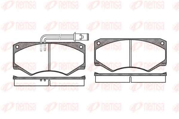 Комплект тормозных колодок, дисковый тормоз