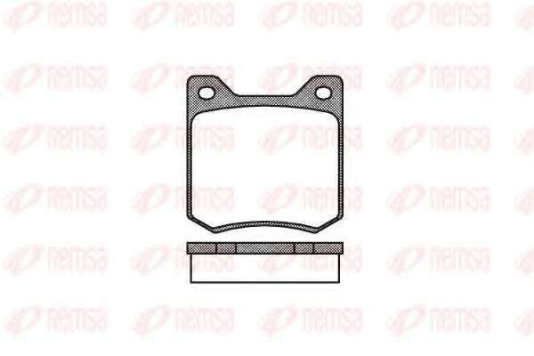 Комплект тормозных колодок, дисковый тормоз