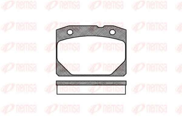 Комплект тормозных колодок, дисковый тормоз