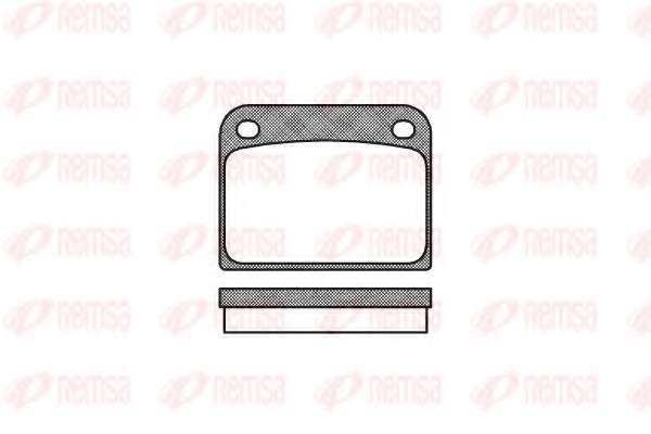 Комплект тормозных колодок, дисковый тормоз