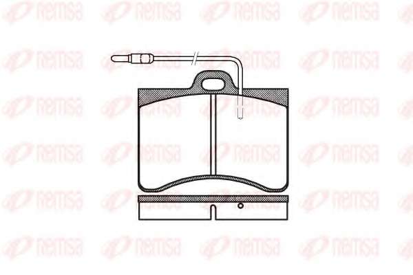 Комплект тормозных колодок, дисковый тормоз