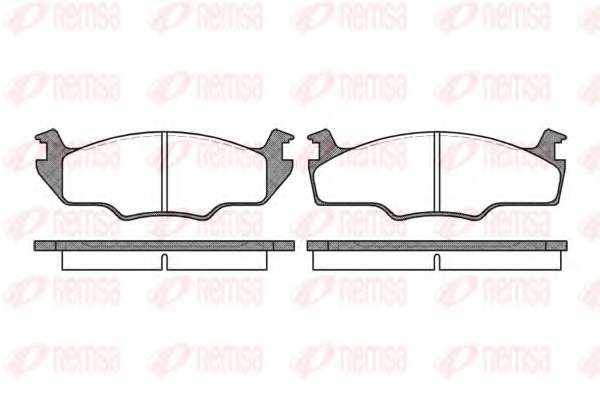 Комплект тормозных колодок, дисковый тормоз