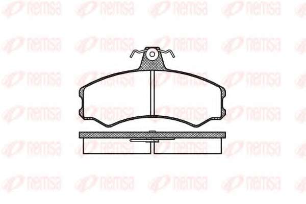 Комплект тормозных колодок, дисковый тормоз