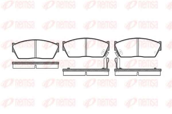 Комплект тормозных колодок, дисковый тормоз