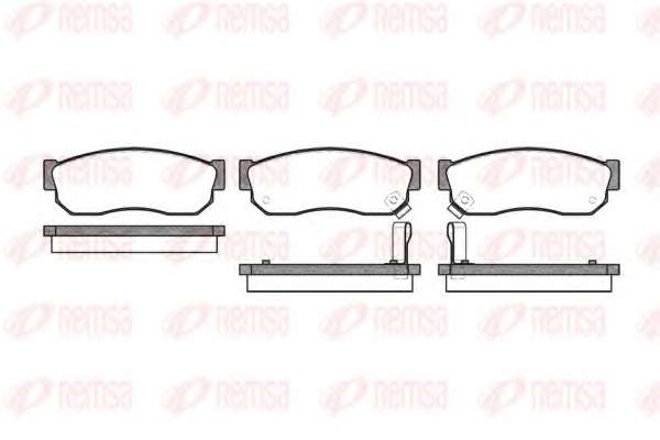 Комплект тормозных колодок, дисковый тормоз