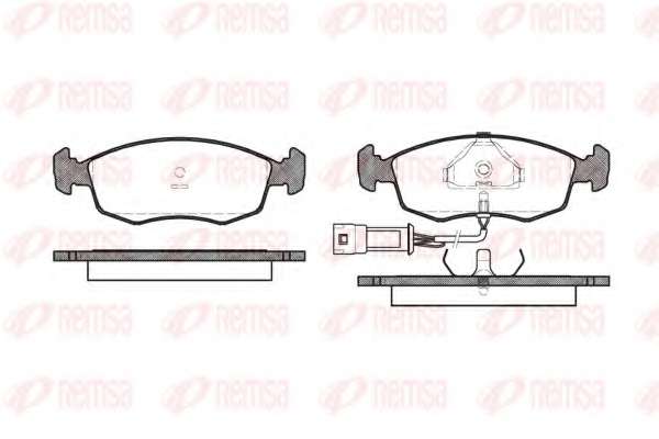 Комплект тормозных колодок, дисковый тормоз