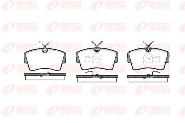 Комплект тормозных колодок, дисковый тормоз